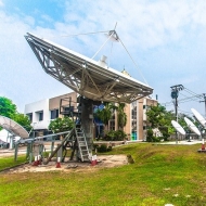 Communication Network via Satellite