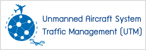 ภาพโลโก้ระบบ Unmanned Aircraft System Traffic Management